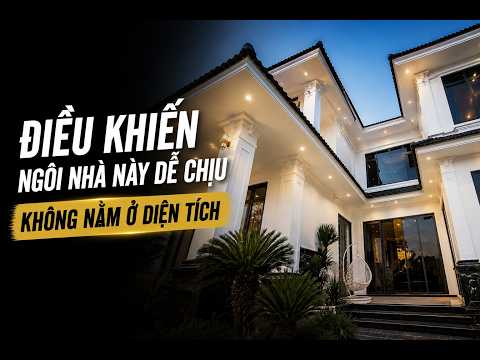 Điều khiến BIỆT THỰ này dễ chịu không hẳn là diện tích
