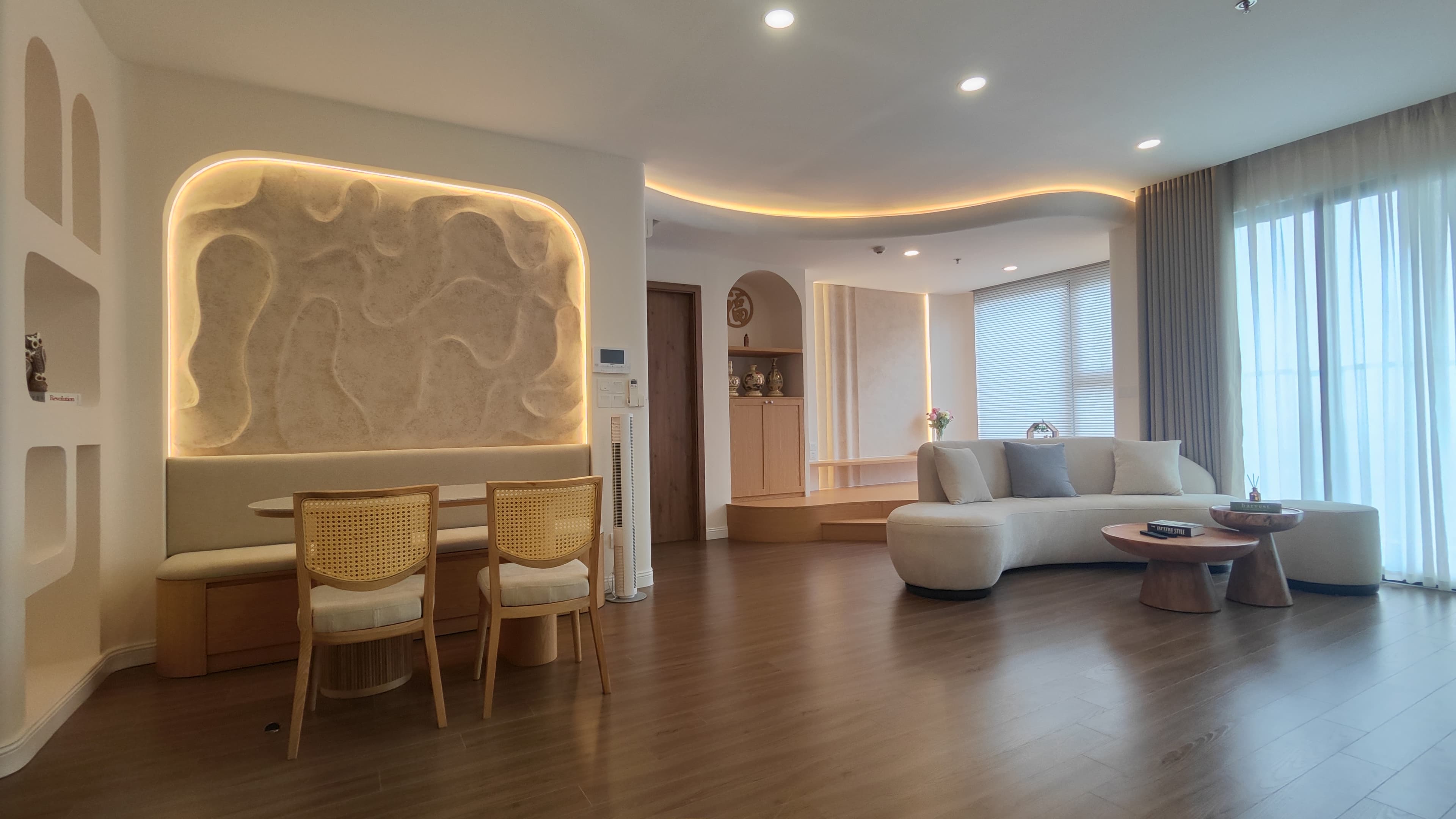 Phòng khách bản thiết kế 3D